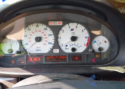 2003 BMW 325I z USA, uszkodzony, nr VIN WBAAZ334X3KP80332